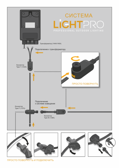 Трансформатор 60Вт LightPro